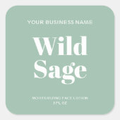 Minimalistisch etiket voor kledinghandgemaakte cos (Voorkant)