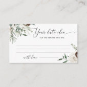 Minimalistisch evergreen Date night-ideeën. Datum Informatiekaartje (Voorkant)