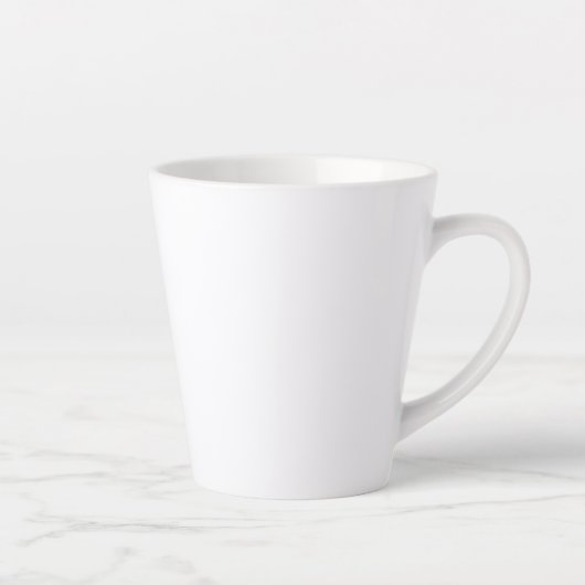 Minimalistisch exclusief latte mok (Rechts)