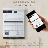 Minimalistisch factuurontvangstbewijs voor kleine 