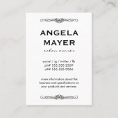 Minimalistisch Fancy element Visitekaartje (Voorkant)