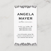 Minimalistisch Fancy element Visitekaartje (Voorkant)