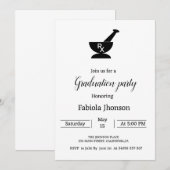 Minimalistisch farmacie-universitair diploma aankondiging (Voorkant / Achterkant)