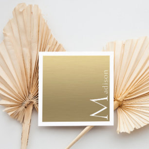 Minimalistisch Faux Gold Square Visitekaartje