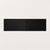 Minimalistisch Faux metallisch goud geborsteld Visitekaartje (Binnenkant ongevouwen)