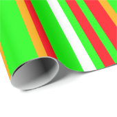 Minimalistisch feestelijk streeppatroon cadeaupapier (Rol Hoek)