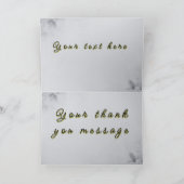 Minimalistisch Floral Bedankkaart (Binnen)