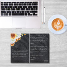 Minimalistisch Floral Hartelijk dank