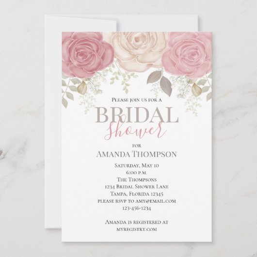 Minimalistisch Floral Simple Burgundy-Vrijgezellen Kaart (Voorkant)