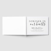 Minimalistisch forenzen in ons hart Herinneringsbe Gastenboek (Volledig)