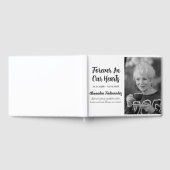 Minimalistisch forever in onze hartfoto begrafenis gastenboek (Volledig)
