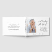 Minimalistisch forever in onze hartfoto begrafenis gastenboek (Volledig)