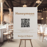 Minimalistisch formeel bruin huwelijk honingmafond poster<br><div class="desc">Dit minimalistische formele bruine huwelijkshuwelijksfonds is perfect voor een rustige bruiloft. Het ontwerp is voorzien van een mooi lettertype om het lettertype te verfraaien.</div>