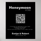 Minimalistisch formeel huwelijksfonds Po Poster (Voorkant)