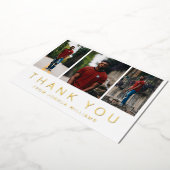 Minimalistisch foto-Afstuderen - Hartelijk dank Folie Uitnodiging (Gedraaid)