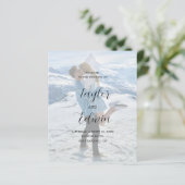 Minimalistisch foto modern huwelijksprogramma (Staand voorkant)