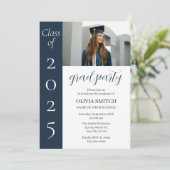 Minimalistisch fotoAfstuderen Kaart (Staand voorkant)