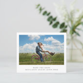 Minimalistisch fotobudget Weddenschap Bespaar de d (Staand voorkant)