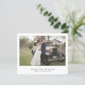 Minimalistisch fotobudget Weddenschap Hartelijk da (Staand voorkant)