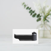 Minimalistisch fotografisch foto Eenvoudig Visitek Visitekaartje (Staand voorkant)