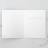 Minimalistisch fotohuwelijk Hartelijk dank Bedankkaart (Binnen)