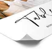 Minimalistisch fotolijstnummer 8x10 poster (Hoek)