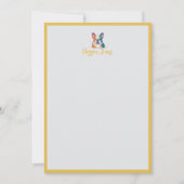 Minimalistisch – Franse Bulldog Notitiekaartje (Voorkant)