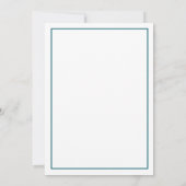 Minimalistisch – Franse Bulldog Notitiekaartje (Achterkant)