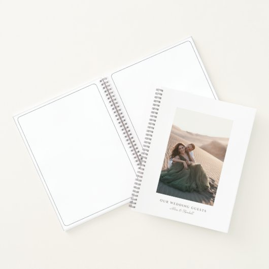 Minimalistisch gastboek fotobudget notitieboek (Binnen)