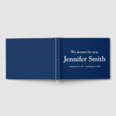 Minimalistisch gastenboek voor herinneringen (Volledig)