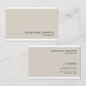 Minimalistisch, geavanceerd design, modern visitekaartje (Voorkant / Achterkant)