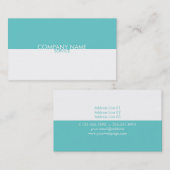 Minimalistisch geavanceerd sjabloon voor visitekaa visitekaartje (Voorkant / Achterkant)