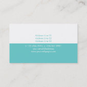 Minimalistisch geavanceerd sjabloon voor visitekaa visitekaartje (Achterkant)