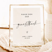 Minimalistisch gebaar voor weddenschappen, modern  poster