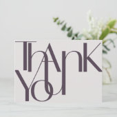 Minimalistisch gebold fototoestel - Hartelijk dank Bedankkaart (Staand voorkant)