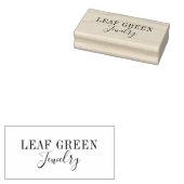 Minimalistisch gebold script Boho Business Logo Rubberstempel (Gestempeld)