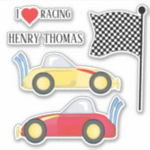 Minimalistisch gebruik van moderne kabelsporen sticker (Voorkant)