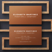 Minimalistisch gebruik van Terracotta Modern Profe Visitekaartje