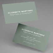 Minimalistisch gebruik voor groene, moderne, profe visitekaartje