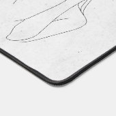 Minimalistisch geciteerde kantoorapis bureaumat (Hoek)