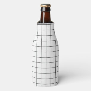 Minimalistisch gecontroleerd rasterpatroon flesjeskoeler