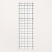 Minimalistisch gecontroleerd rasterpatroon yogamat (Voorkant)