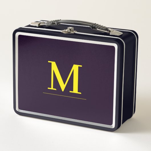Minimalistisch geel elegant verfijnd monogram (Voorkant)
