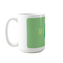 Minimalistisch geel en groen