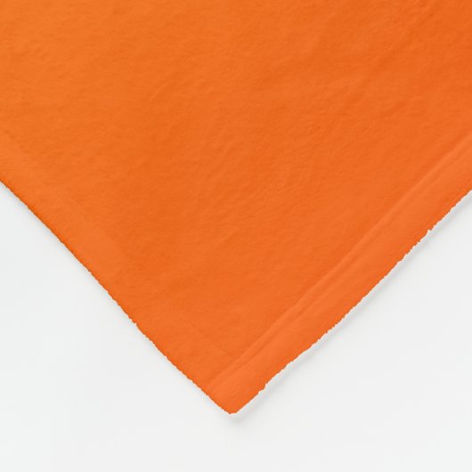 Minimalistisch geel Oranje gradiënt monogram Fleece Deken (Hoek)