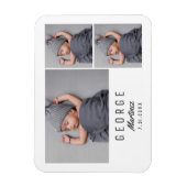 Minimalistisch geheugenpenningtasje biedt unieke B Magneet (Verticaal)