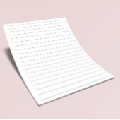 Minimalistisch geïndividualiseerd monogram briefpapier