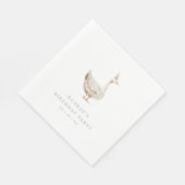 Minimalistisch Gekke Gans Verjaardagsfeest Servet (Hoek)