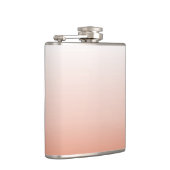 minimalistisch gekleurd pastel roos ombre blush ro heupfles (Rechts)