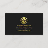 Minimalistisch geld voor effectenbeurzen visitekaartje (Achterkant)